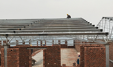 巴中红光养殖基地60000平方钢结构总包