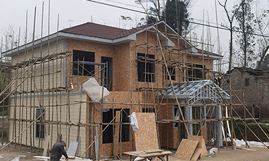 【案例】农村自建轻钢别墅