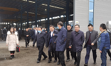 达州市市长郭亨孝赴四川巨弘钢构调研